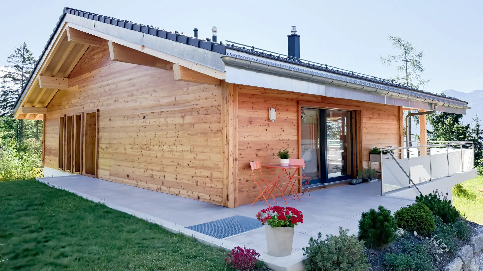 jardin chalet
