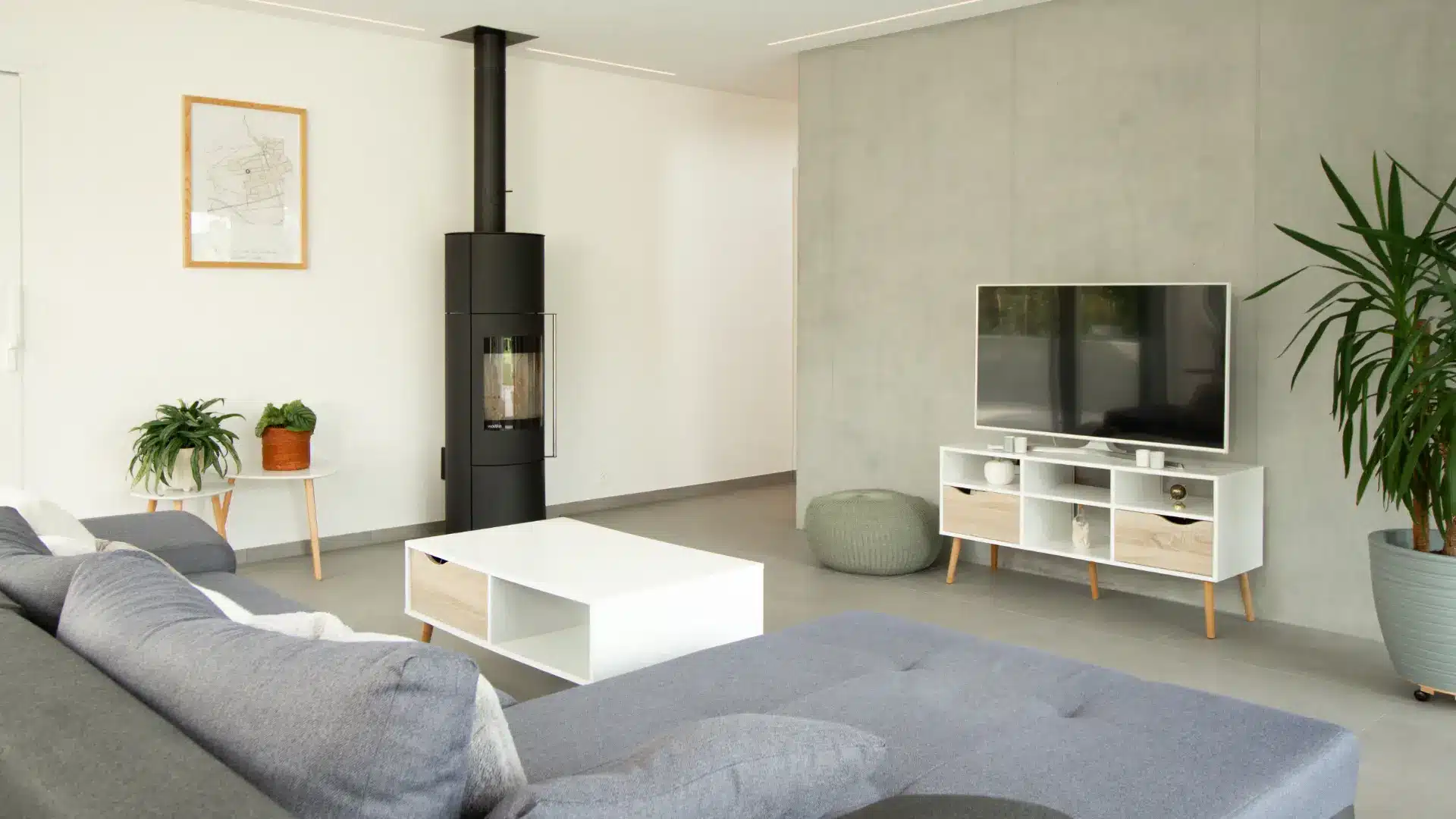 salon villa sur mesure